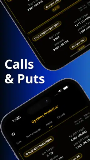 Stock Options Trading Signals screenshot