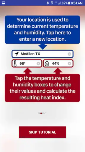 OSHA NIOSH Heat Safety Tool screenshot
