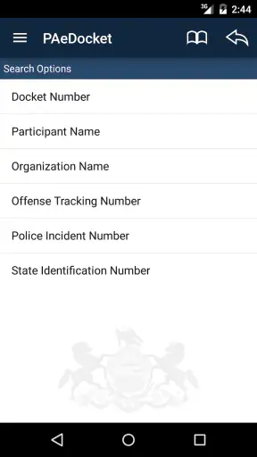 PAeDocket screenshot