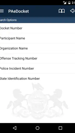PAeDocket screenshot