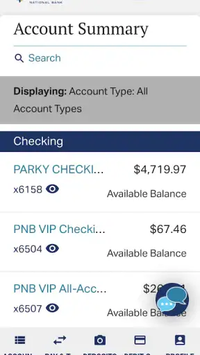Park National Bank screenshot