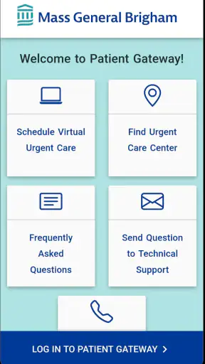 Patient Gateway screenshot