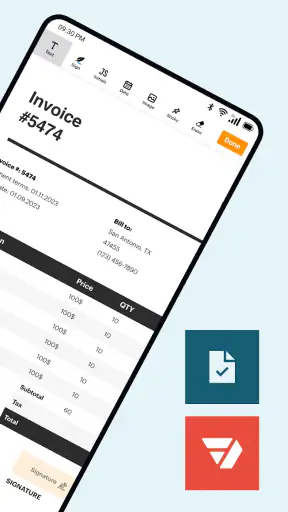 pdfFiller Edit, fill, sign PDF screenshot