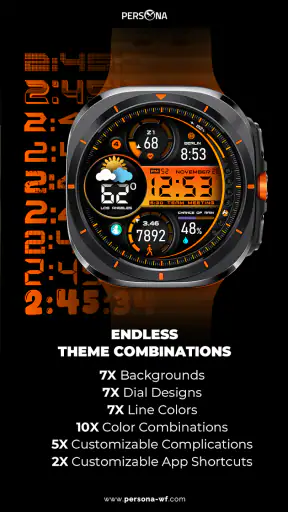 PER9 Sport Watch Face Mesa screenshot