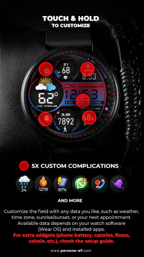 PER9 Sport Watch Face Mesa screenshot