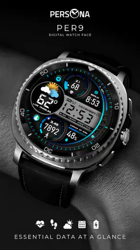 PER9 Sport Watch Face Mesa screenshot 9