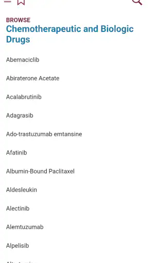 Physicians Cancer Chemotherapy screenshot 11