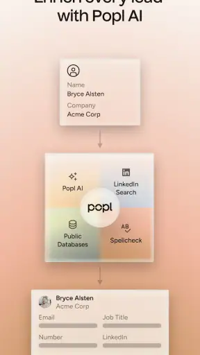 Popl: AI Lead Capture screenshot