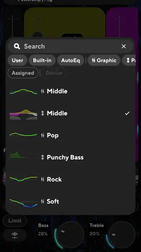 Poweramp Equalizer screenshot