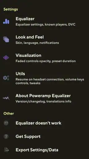 Poweramp Equalizer screenshot