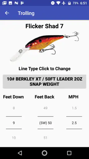 Precision Trolling Data screenshot 11