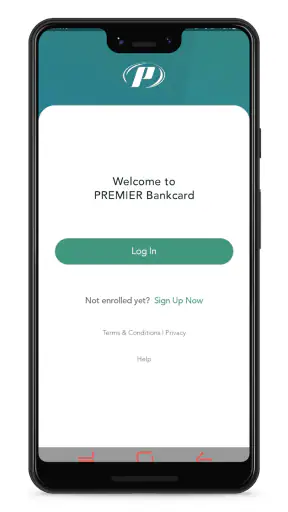 PREMIER Credit Card screenshot