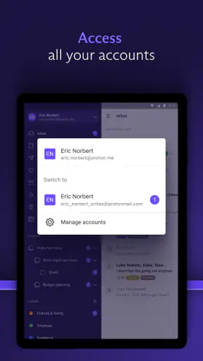 Proton Mail: Encrypted Email screenshot 10