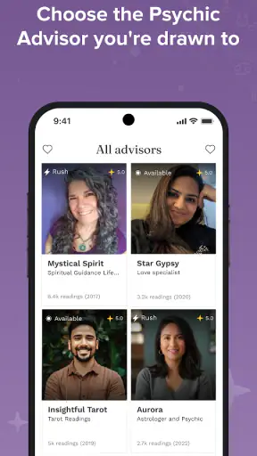 Purple Ocean Psychic Readings screenshot