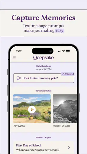 Qeepsake: Family Photo Album screenshot