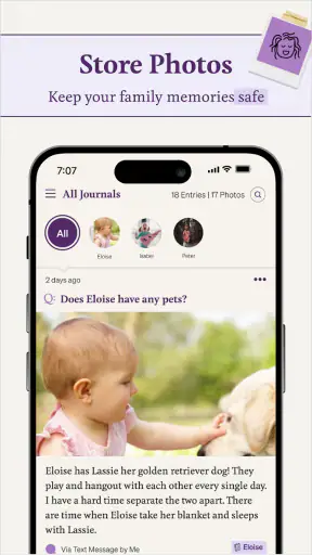 Qeepsake: Family Photo Album screenshot