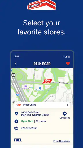 RaceTrac screenshot