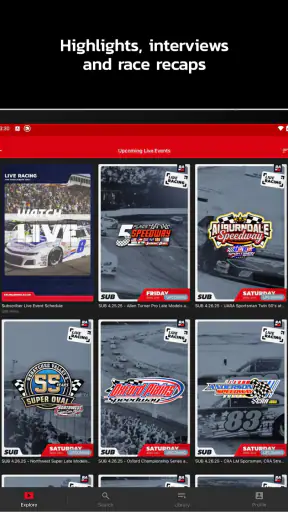 RacingAmerica.tv screenshot