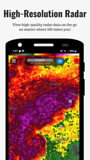 RadarOmega: Doppler Radar App screenshot