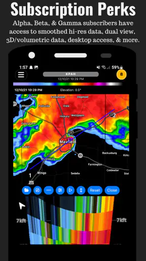 RadarOmega: Doppler Radar App screenshot