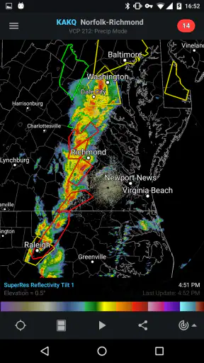 RadarScope screenshot