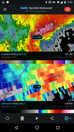 RadarScope screenshot