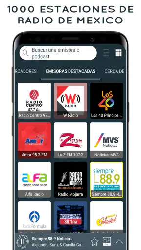 Radio Mexico - online radio screenshot