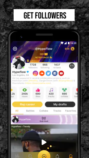 Rap Fame - Rap Music Studio screenshot
