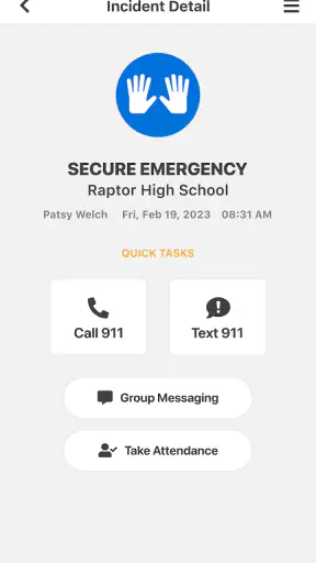 Raptor Alert screenshot