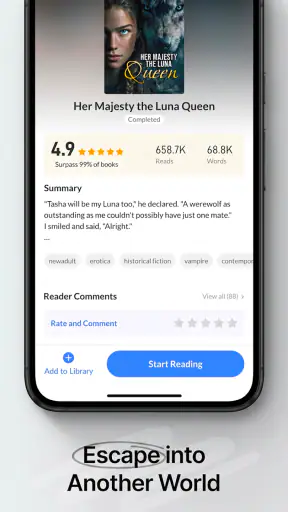 Readict Fiction screenshot