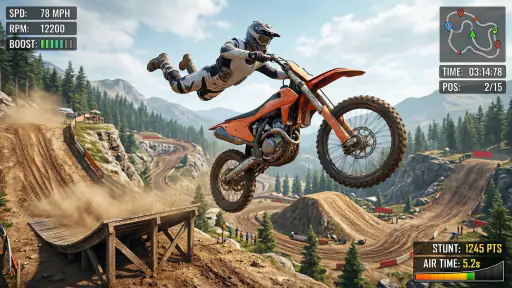 Real Extreme Bike Racing Game screenshot 9