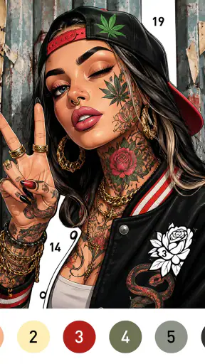 Rebel Color Paint By Number screenshot 6