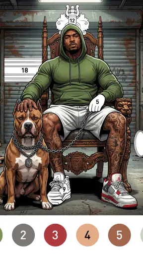 Rebel Color Paint By Number screenshot 8