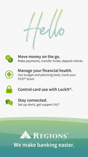Regions Bank screenshot