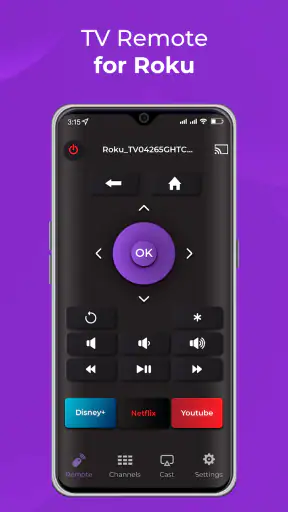 Remote Control for RokuTV screenshot