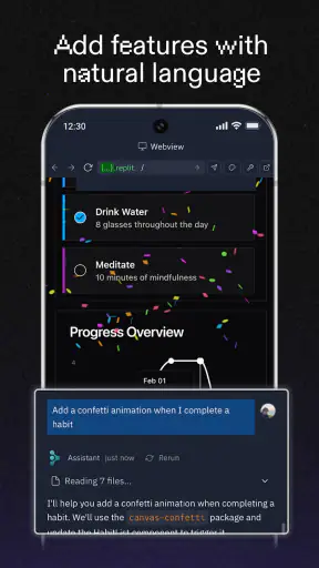 Replit: Vibe Code with AI Fast screenshot