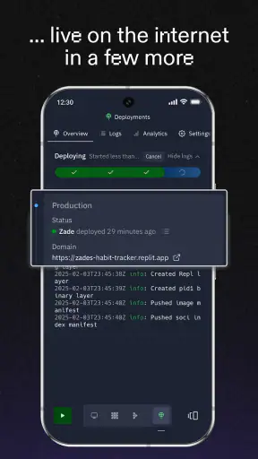 Replit: Vibe Code with AI Fast screenshot