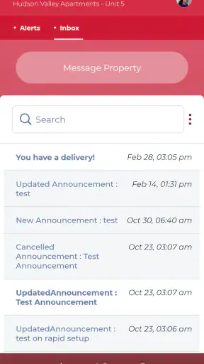 Resident Portal screenshot