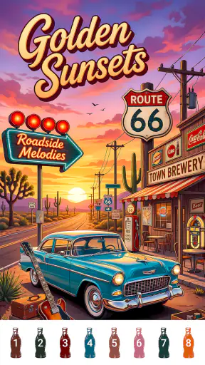 Retro Vibes Paint by Number screenshot 11