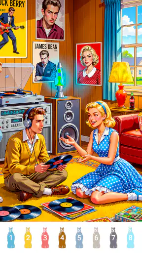 Retro Vibes Paint by Number screenshot 12