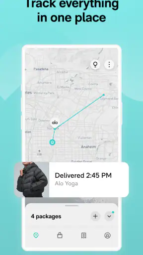 Route: Package Tracker screenshot