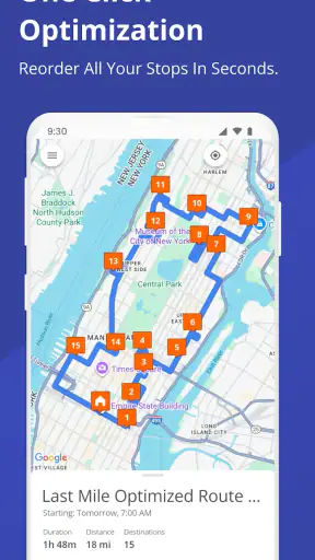 Route4Me Route Planner screenshot