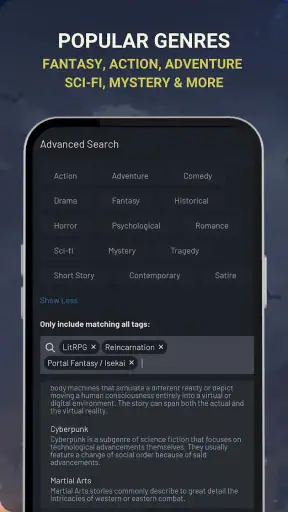 Royal Road - Read Stories screenshot