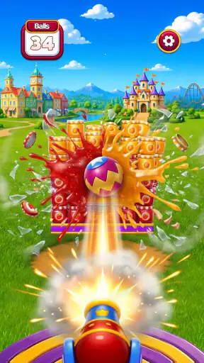 Royal Smash! - Physics Puzzle screenshot 3