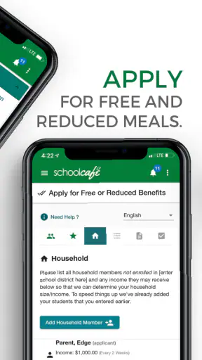 SchoolCafé screenshot