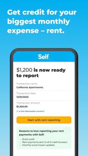 Self - Credit Builder & Cards screenshot