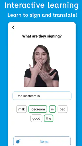 Sign Language ASL Pocket Sign screenshot