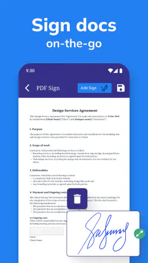 Signature On Docs & Photos screenshot