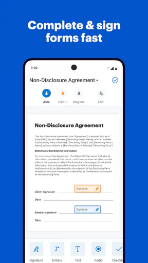 SignNow: Sign & Fill PDF Docs screenshot