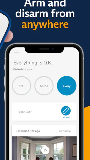 SimpliSafe Home Security App screenshot